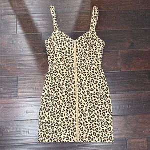Leopard Print Mini Dress